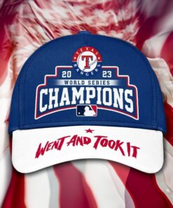 Rangers 2023 World Series Champions Went And Took It Cap