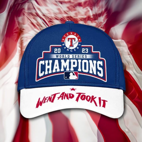 Rangers 2023 World Series Champions Went And Took It Cap