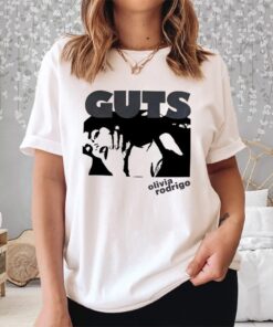 Red Glittering Guts Shirt