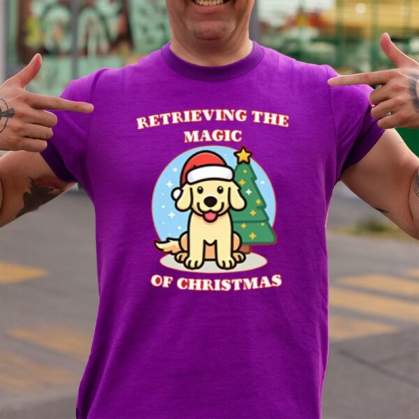 Retriever The Magic Of Christmas Shirt-Unisex T-Shirt1