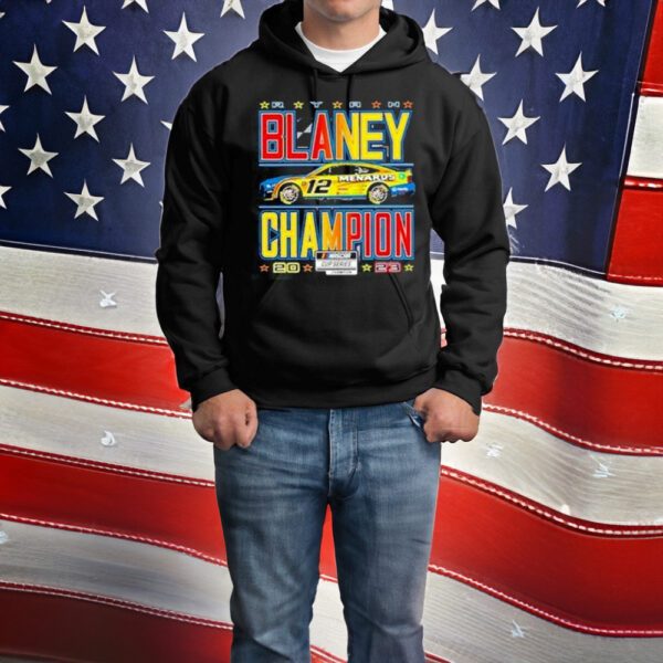 Ryan Blaney 2023 NASCAR Cup Series Champion Trophy Shirts