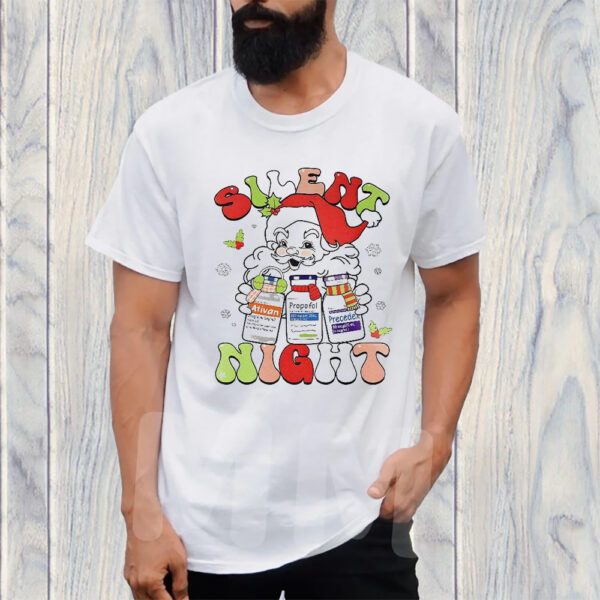 Silent Night Christmas Sweat T-Shirt