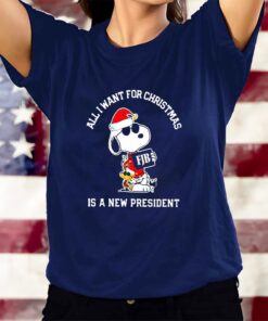 Snoopy FJB All I Want For Christmas Is A New President T-Shirts