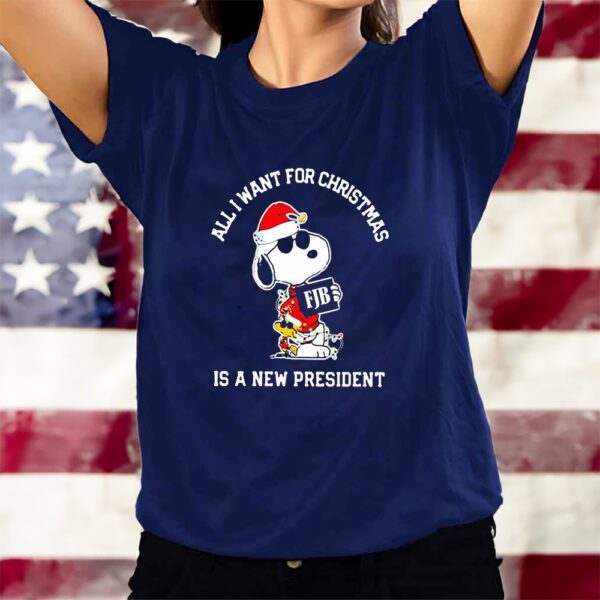 Snoopy FJB All I Want For Christmas Is A New President T-Shirts