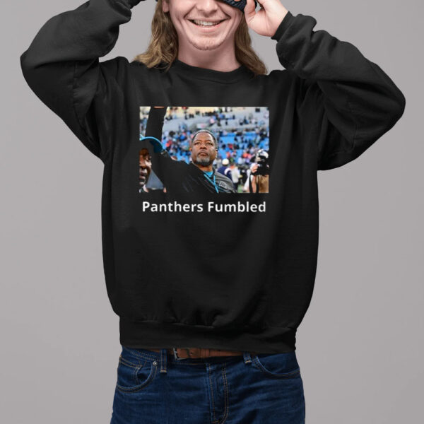 Steve Wilks Panthers Fumbled Shirt2