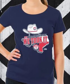 Texas Rangers 2023 World Series Champions We Took It TShirt