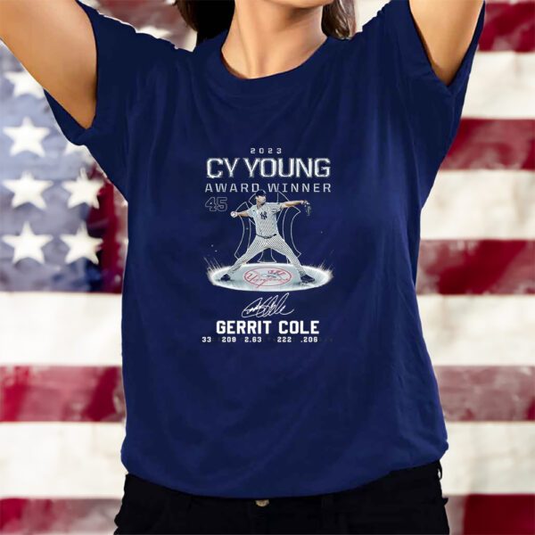 The 2023 Al Cy Young Award Winner Is Gerrit Cole T-Shirts