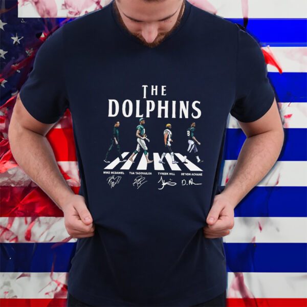 The Dolphins Abbey Road Players 2023 Signatures T-Shirts