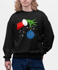 The Grinch Christmas Ornament Detroit Lions Sweat Shirts