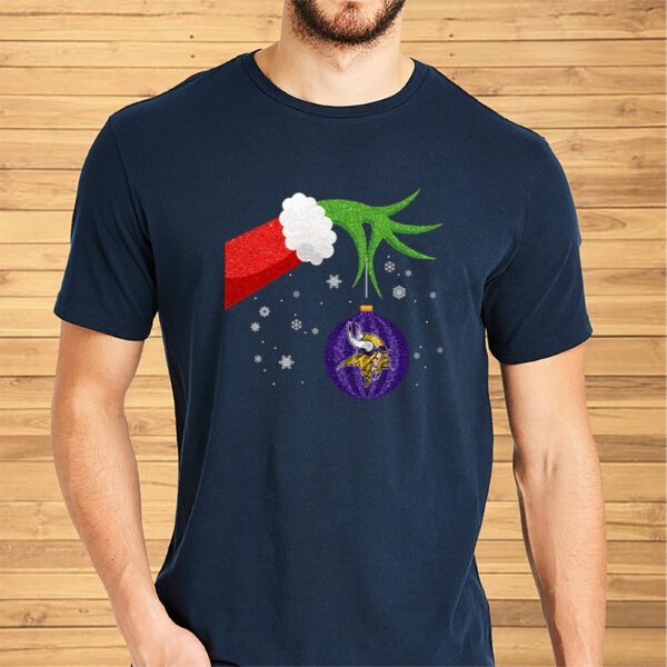 The Grinch Christmas Ornament Minnesota Vikings Shirt