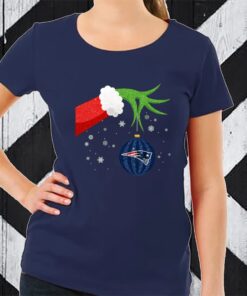 The Grinch Christmas Ornament New England Patriots TShirt