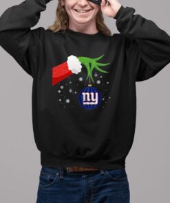 The Grinch Christmas Ornament New York Giants Sweat Shirts11