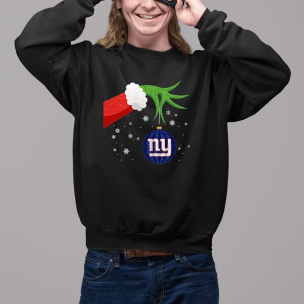 The Grinch Christmas Ornament New York Giants Sweat Shirts11