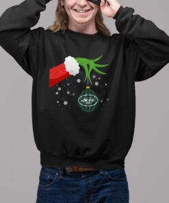 The Grinch Christmas Ornament New York Jets Sweat Shirts11