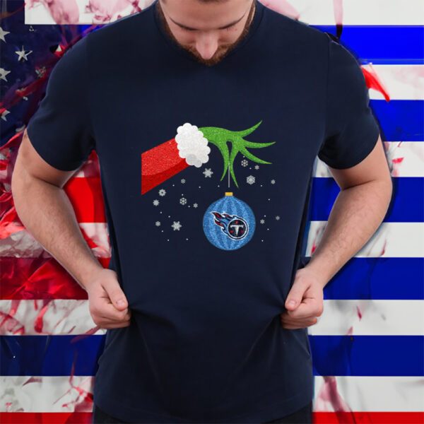 The Grinch Christmas Ornament Tennessee Titans T-Shirts