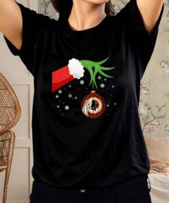 The Grinch Christmas Ornament Washington Redskins Shirt