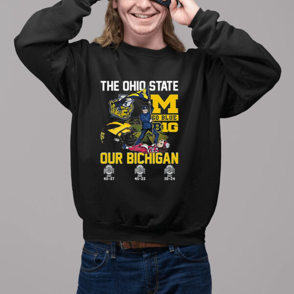 The Ohio State Go Blue B1g Our Bichigan Shirt2