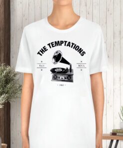 The Temptations Retro Record Player Logo TShirt