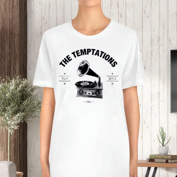 The Temptations Retro Record Player Logo TShirt