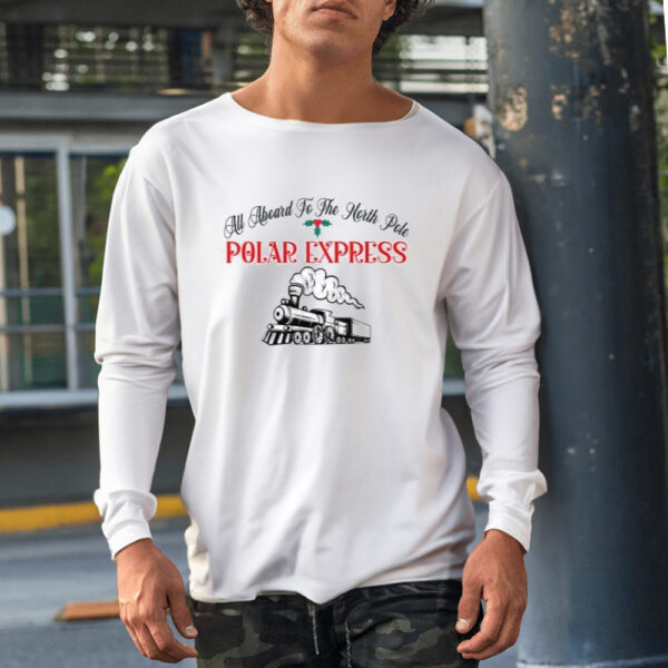 Train all aboard to the north pole polar express Gifts Shirt1