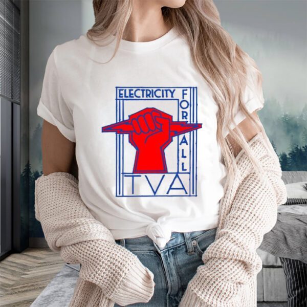 Tva Electricity For All Art Deco New Deal Logo T-Shirts