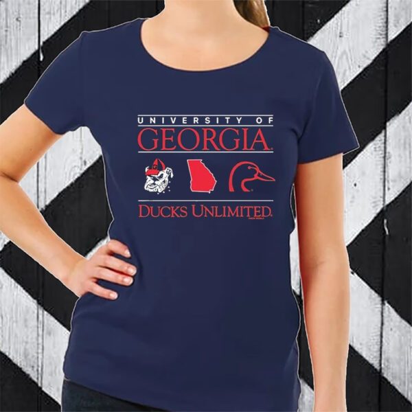 University Of Georgia Ducks Unlimited State TShirt