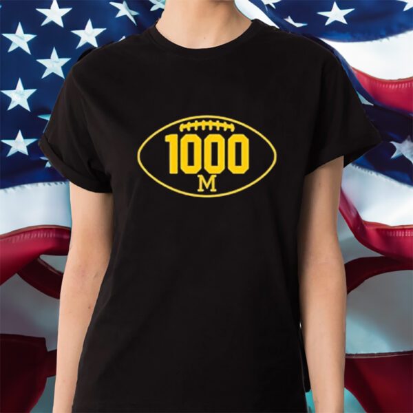 University of Michigan Football 1000 Wins Shirt