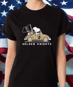 Vegas Golden Knights X Peanuts Snoopy And Woodstock On Car Shirt