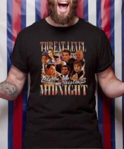 Vintage Threat Level Midnight Michael Scott TShirt