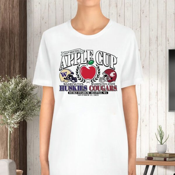 Washington Huskies Vs Washington State Cougars 2023 Apple Cup Matchup TShirt