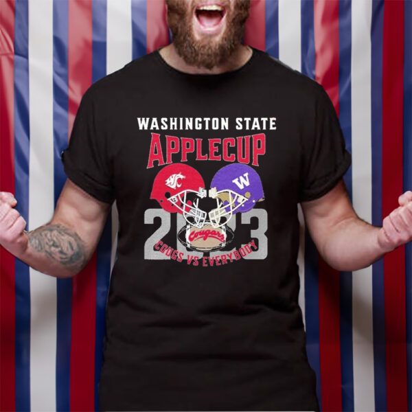 Washington State Apple Cup 2023 Cougs vs Everybody TShirt