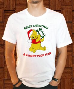 Winnie the Pooh Beary Christmas and a Happy Pooh Year T-Shirts