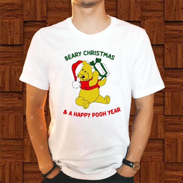 Winnie the Pooh Beary Christmas and a Happy Pooh Year T-Shirts