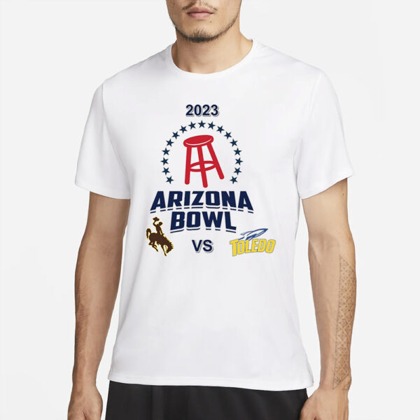 2023 Barstool Sports Arizona Bowl Toledo Rockets vs Wyoming Cowboy Football Shirt22