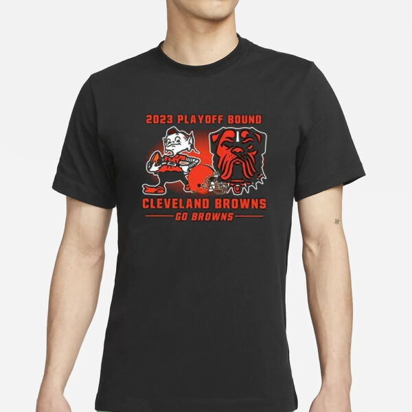 2023 Playoff Bound Go Browns T-Shirt