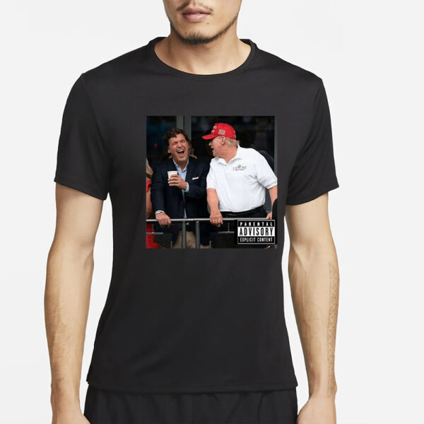 ALX Tucker Carlson And Donald Trump Parental Advisory T-Shirt2