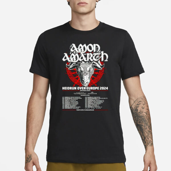 Amon Amarth Heidrun Over Europe 2024 Shirt3