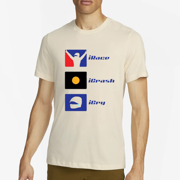 Basic Ollie Irace Icrash Icry T-Shirt4