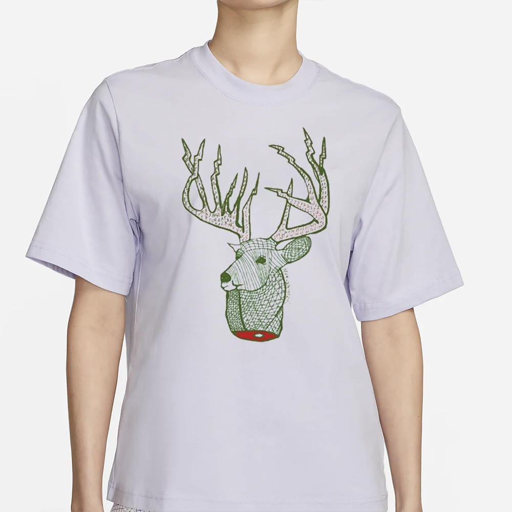 Bear Vs Shark Deer Head T-Shirt 5 Bear Vs Shark Deer Head T-Shirt4