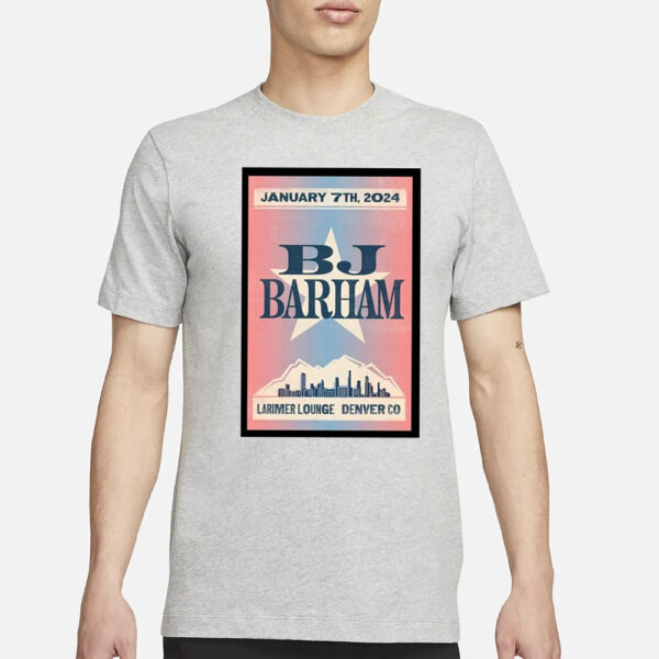 Bj Barham Jan 7 2024 Poster T-Shirt3