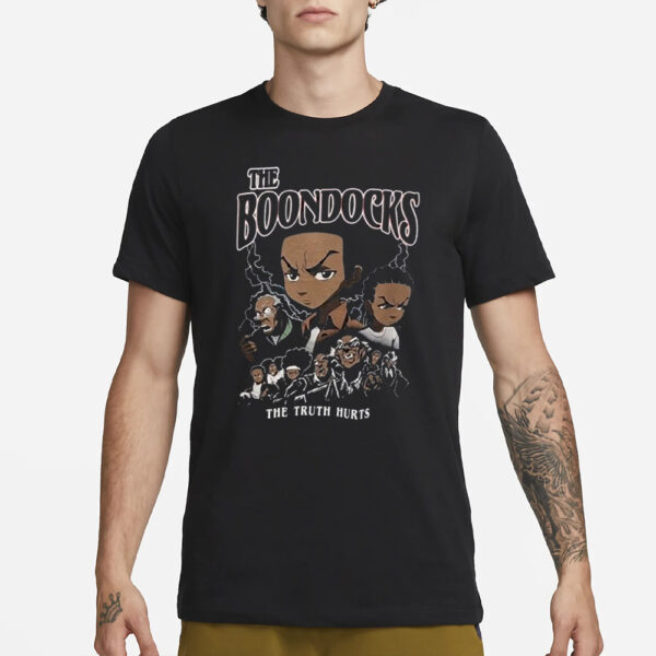 Boondocks Poster Shirt The Truth Hurts Cartoon Network Anime T-Shirt3