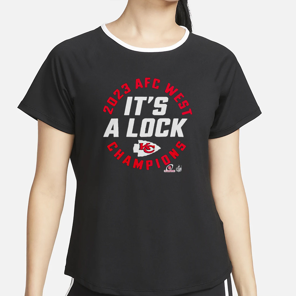 Chiefs Afc West Champions 2023 It’s A Lock T-Shirt 4 Chiefs Afc West Champions 2023 It’s A Lock T-Shirt2