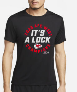 Chiefs Afc West Champions 2023 It’s A Lock T-Shirt4