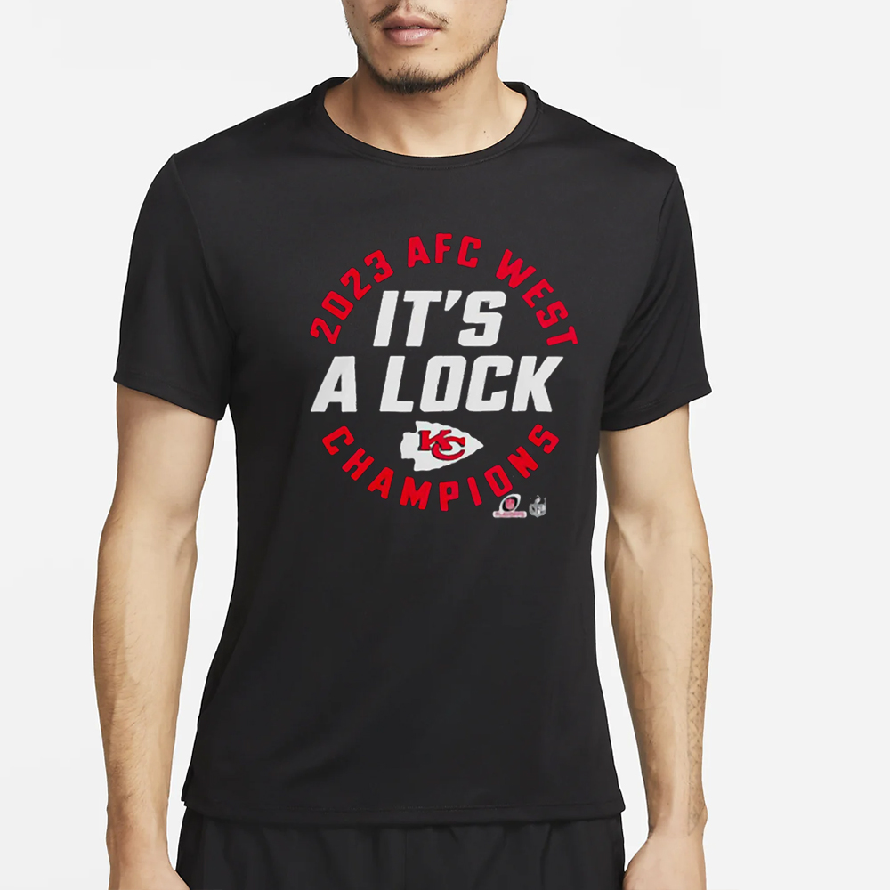 Chiefs Afc West Champions 2023 It’s A Lock T-Shirt 5 Chiefs Afc West Champions 2023 It’s A Lock T-Shirt4