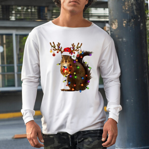 Christmas Squirrel Lights Shirt1