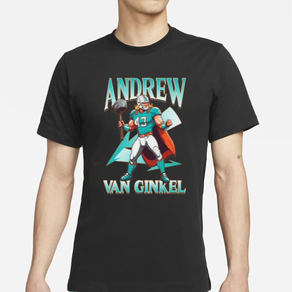 Dukeriley.Eth Wearing Andrew Van Ginkel Limited T-Shirt