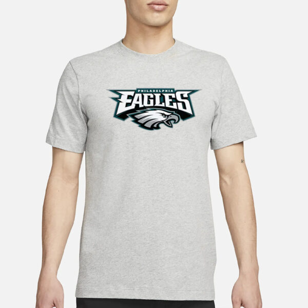 Eagles Football 3D White T-Shirt3