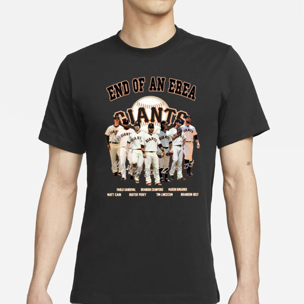 End Of An Era Giants Signature Shirt