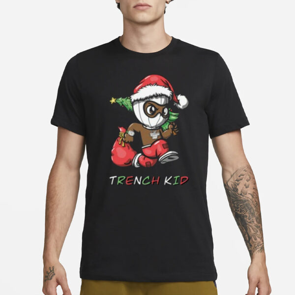 Exclusive Lil Tjay Trench Kid Running Tree-Unisex T-Shirt3