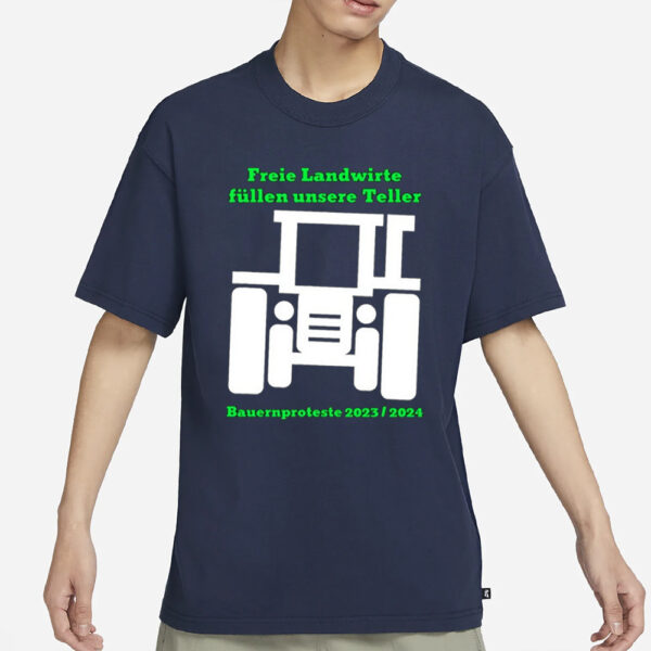 Freie Landwirte Fullen Unsere Teller T-Shirt2